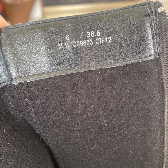 BOC BORN CONCEPT 6 Riding Boots Leather Knee High Black Zip Up - Picture 12 of 15